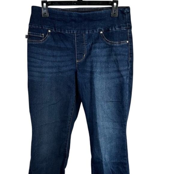 Lee Slim Fit Slim Leg Mid Rise Pull On Jeans Size 12 Short - Picture 6 of 6